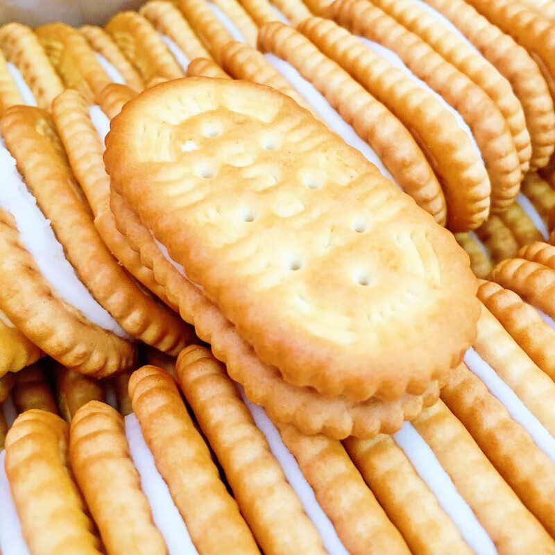 喜多 夹心饼干老式奶油夹心饼四川特产喜多童年怀旧零食品 整箱 整箱4