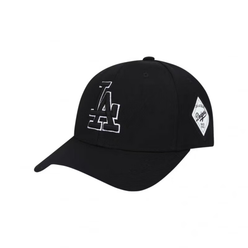 韩国NY侧标硬顶鸭舌帽男女同款时尚棒球帽 新款金边NY 均码 可调节