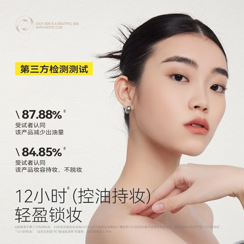 KATO-KATO刷新定妆散粉持妆控油不易脱妆【效期至26年12月 介意勿拍】 老版刷新定妆散粉03闪闪的-6.5g【效期至26年12月】