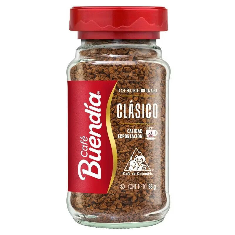 博恩咖啡哥伦比亚进口冻干黑咖啡粉原味速溶阿拉比卡 博恩经典原味冻干速溶咖啡85g Buendia博恩咖啡哥伦比亚进口