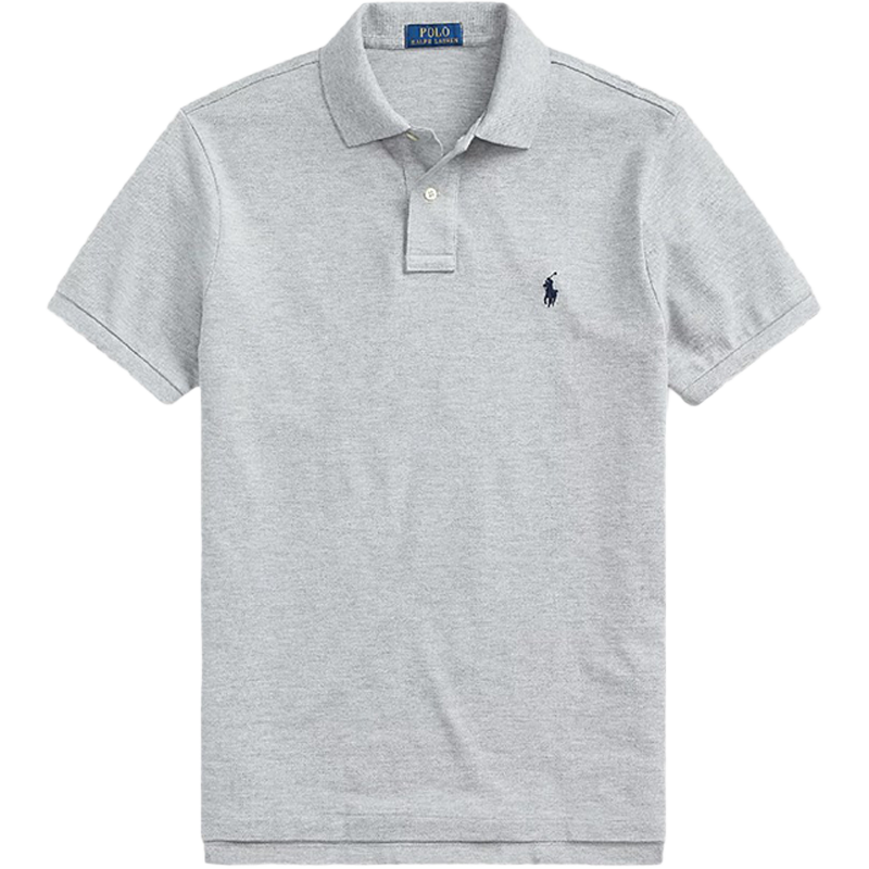 RALPH LAUREN 拉夫勞倫夏季新品秋 男士經(jīng)典T恤短袖Polo衫710795080  005灰色 XL