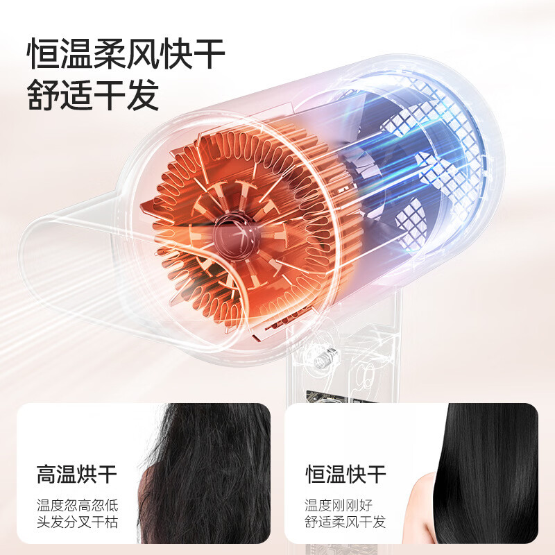 朗威（RUNWE）吹风机家用负离子大功率高速吹风筒酒店厂家批发电吹风礼品 Rh0200