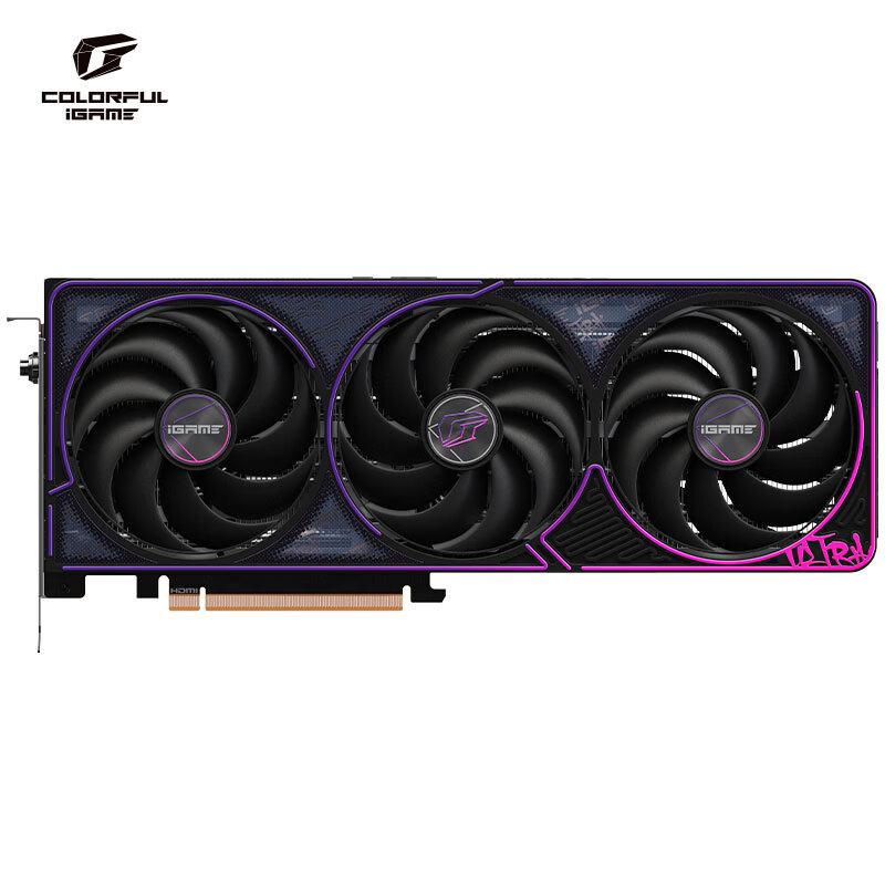 七彩虹(Colorful)iGame GeForce RTX 5060 Ti Ultra OC 16GB GDDR7 DLSS 4.5 电竞光追游戏设计电脑显卡