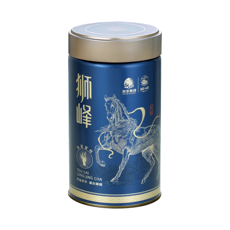 狮峰牌2026年新茶上市绿茶龙井茶叶春茶明前特级头采50g罐装自己喝