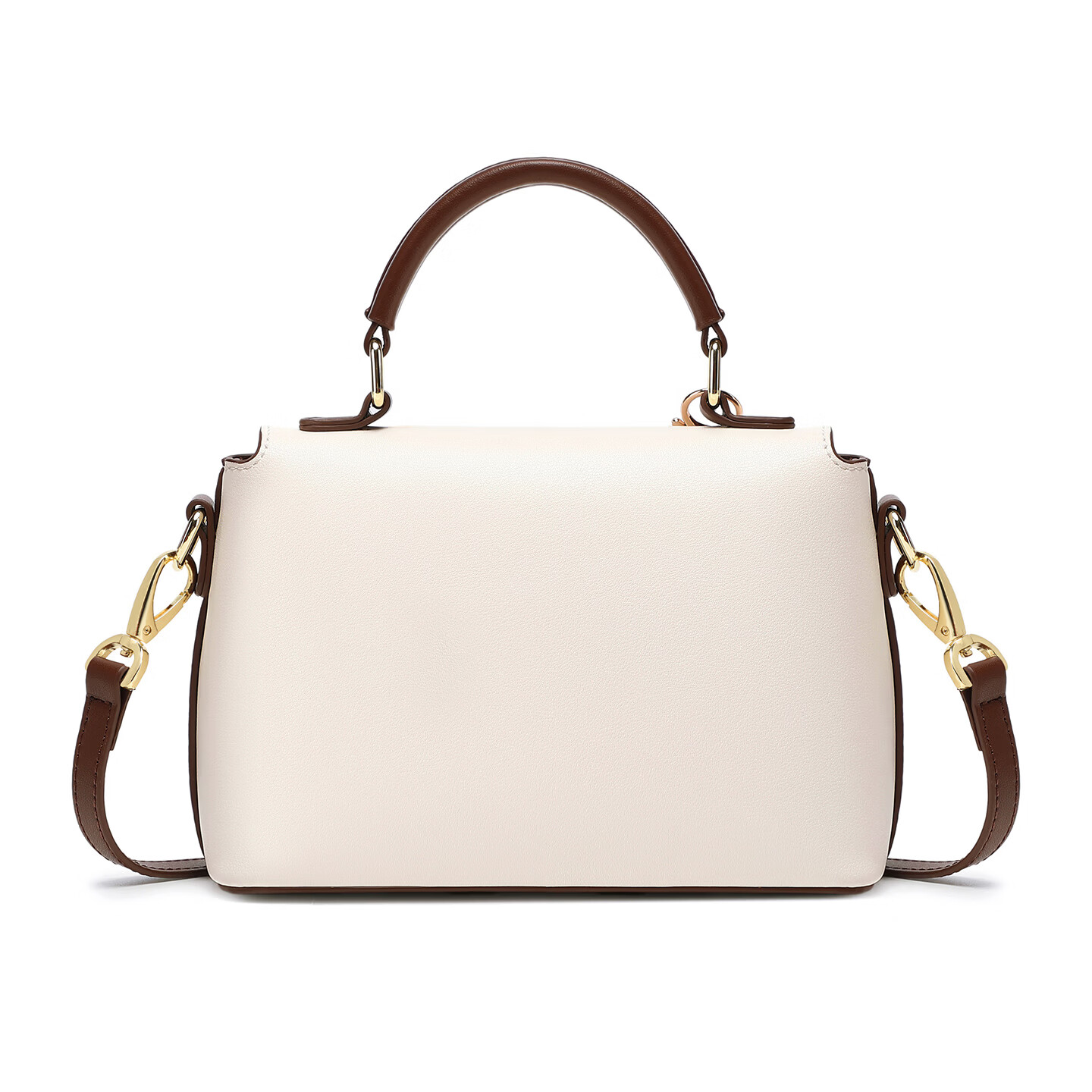 纪诗哲轻奢侈包包女包2026新款女士单肩斜挎手提包送老婆女友生日礼物 米白色【2025年新款】 品牌礼盒