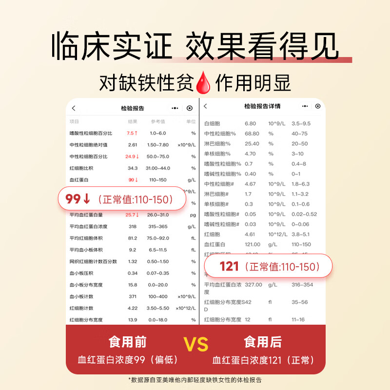 Ameri-Vita亚美唯他补铁口服液 女性孕妇铁剂经期改善贫血 富铁小A条7条/盒 尝鲜装补铁口服液 7条*1盒