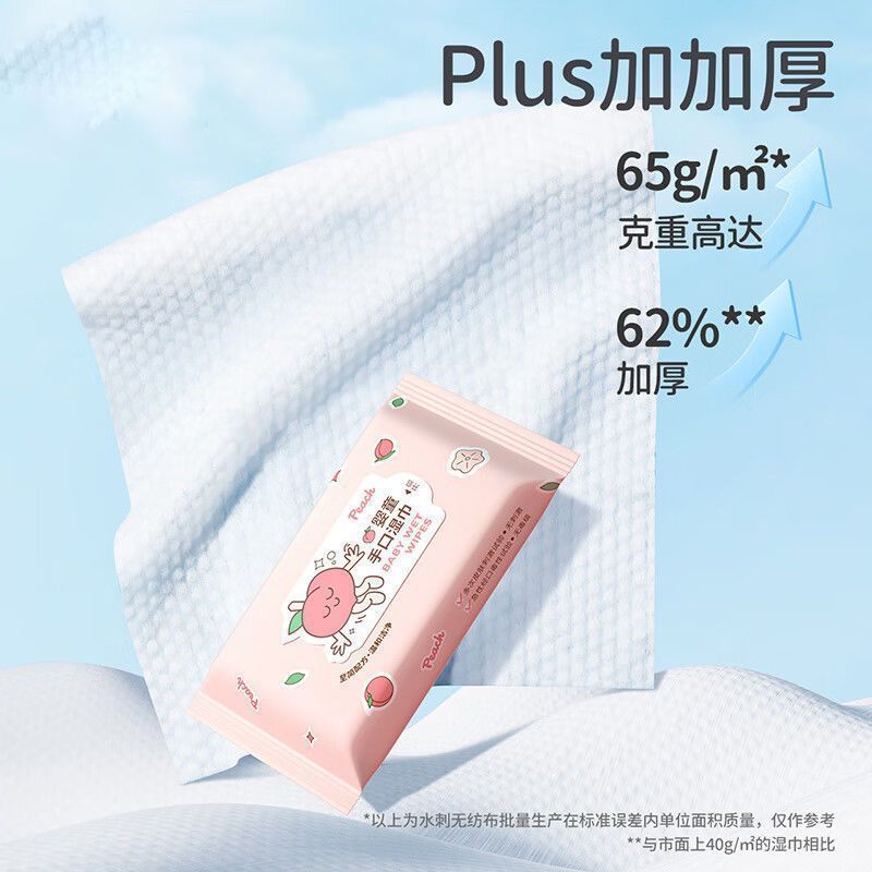 迷你湿巾小包便携装口袋手口湿纸巾抽取式女学生军训清洁卫生湿巾 小巧便携 手口清洁专用湿巾【2提16包】