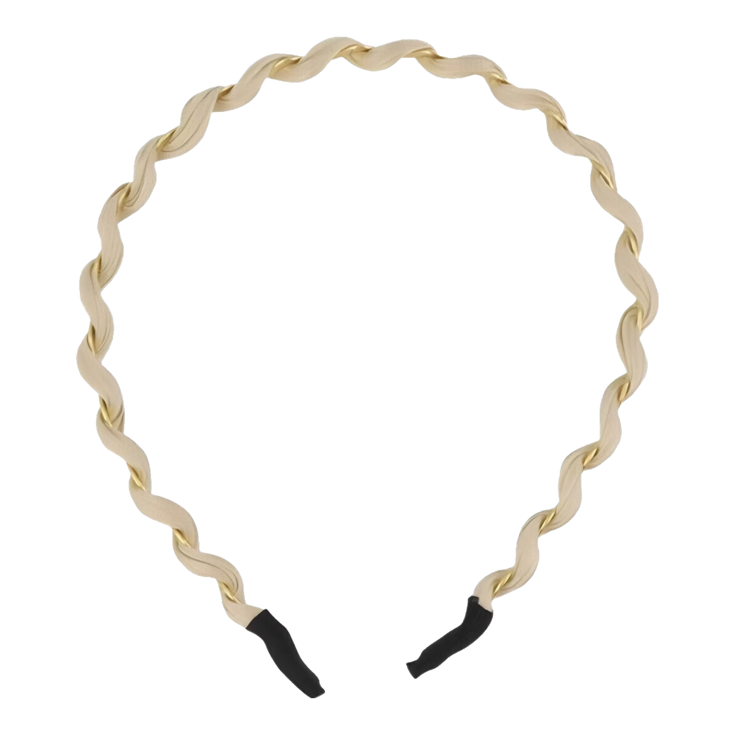 osewaya發(fā)箍氣質(zhì)簡(jiǎn)約麻花發(fā)飾日系通勤百搭高級(jí)感女生少年感頭飾 米色 (BE)