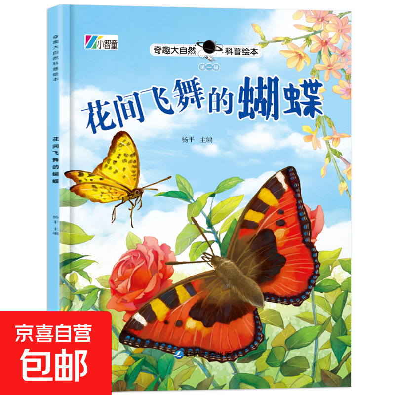 奇趣大自然科普绘本 全4辑 幼儿科普知识童书百科 第一辑：花间飞舞的蝴蝶