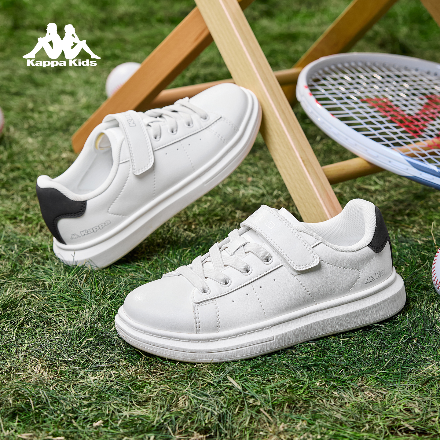 ������Kappa����ͯС��ЬУ԰ʱ�а�ɫ��Ь͸��������ŮͯЬ�����¿������˶�Ь �����/��ɫ 28