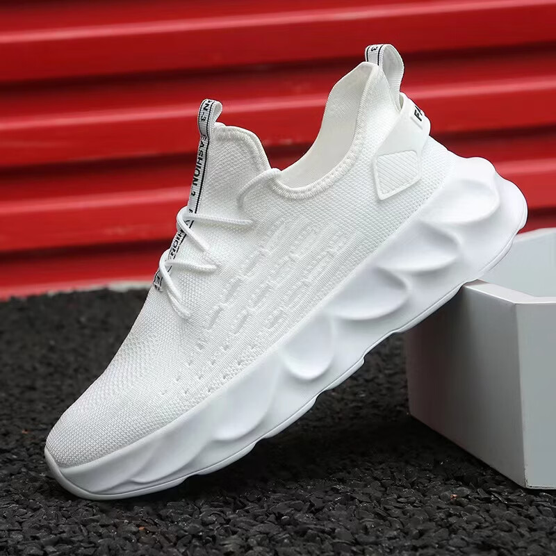 西域骆驼（VANCAMEL）男鞋2026年春季男士休闲运动鞋跑步鞋轻便学生鞋软底老爹鞋子男生 【官方正品 质量保证】黑色配色 39