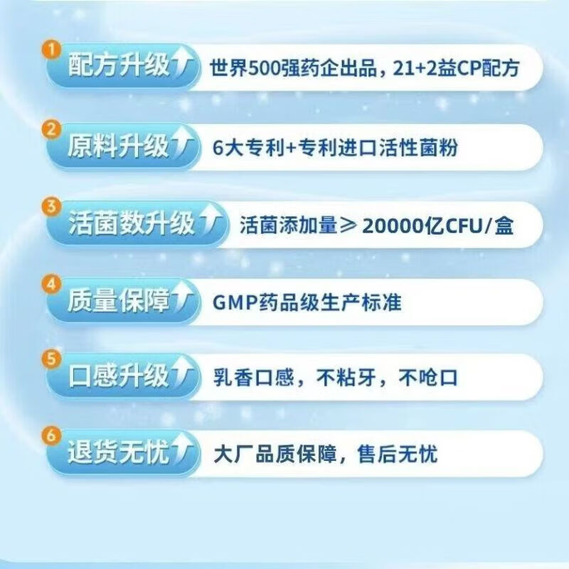 DR.BEERING南同益生菌肠胃益生元肠道可搭便秘益生菌 20条*6盒