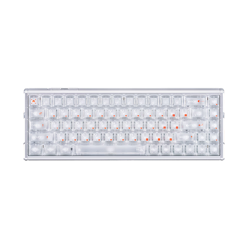 ATKRS6+磁轴键盘 RT客制化电竞游戏机械键盘有线无畏契约68键 RS6+银武士雪刃轴Pro