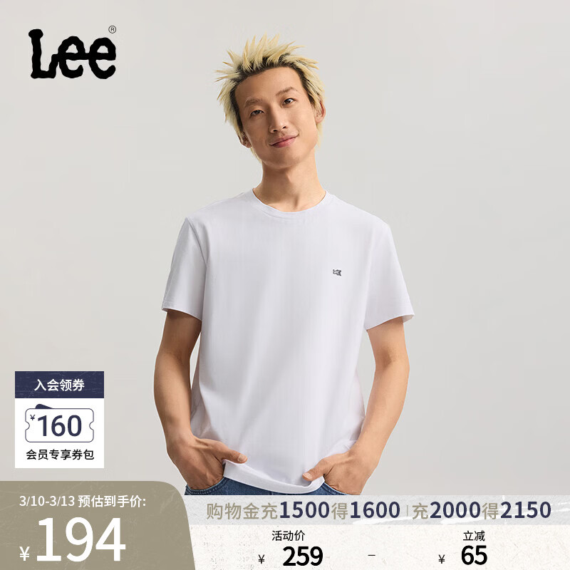 Lee26�괺����Ʒ��׼��Բ��СLogo�����ᱡ�ж���T��LMT012222202 ��ɫ XL