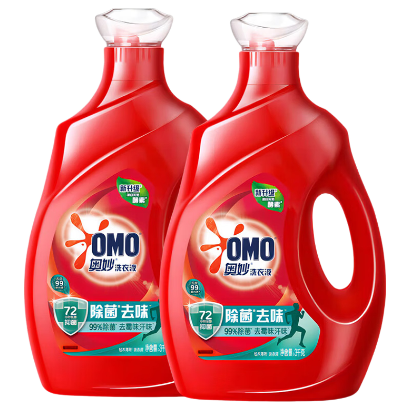 奥妙（OMO）吴磊好物去渍酵素洁净除菌去味持久留香酵素12斤校服净洗衣液