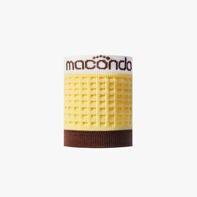 马孔多（macondo）26新品运动跑步护腕男女士健身跑步透气吸汗运动 疗愈黄 均码
