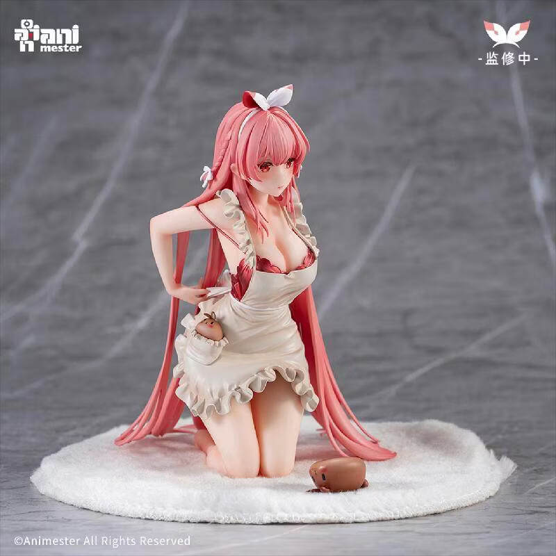 bilibili现货哔哩哔哩AniMester大漫匠 白兔rosu 围裙 软胶面包兔 1/7手办 白兔rosu 围裙Ver. 高约16cm