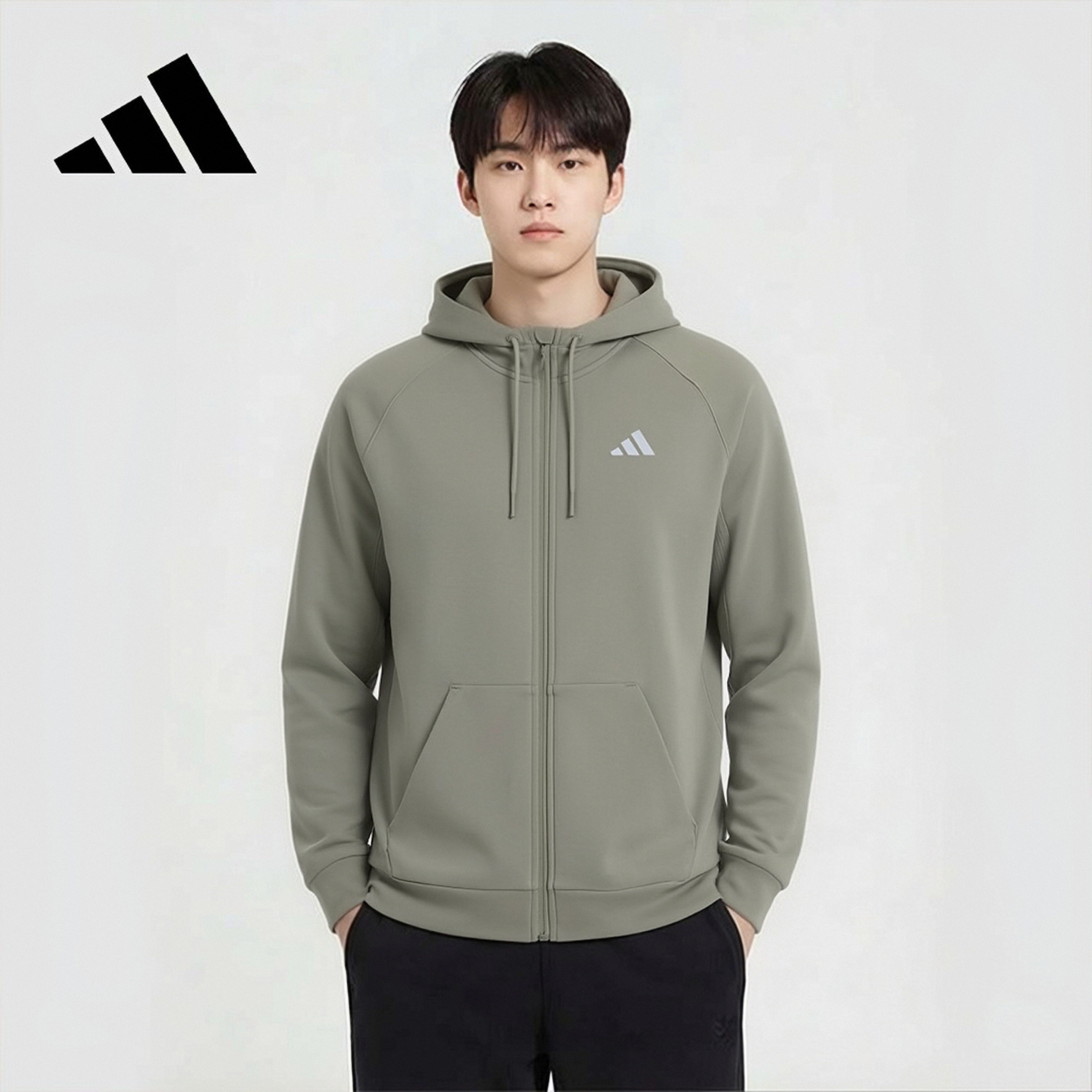 ���ϴ�˹��adidas����װ��֯��ñ�п������˶�����IW8395 ��ʯ����   M 198Ԫ