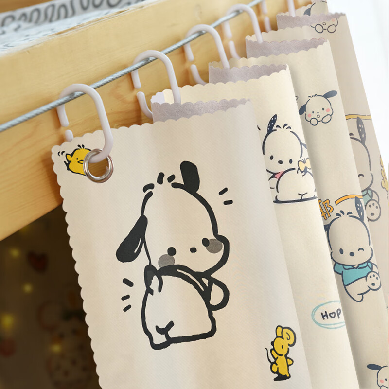 云瑾全遮光宿舍床帘上铺下铺帘子大学生寝室布围帘遮挡帘 帕恰狗(1片帘) 【下铺/1.2m高】（ 无涂层 100%全遮光）