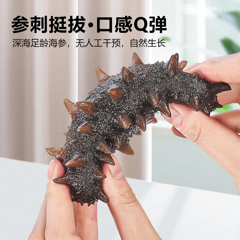 参阿婆鲜蒸即食海参新鲜刺参独立包装冷冻生鲜非淡干干货干参可配礼盒 鲜蒸海参一斤装【到手13-18只】