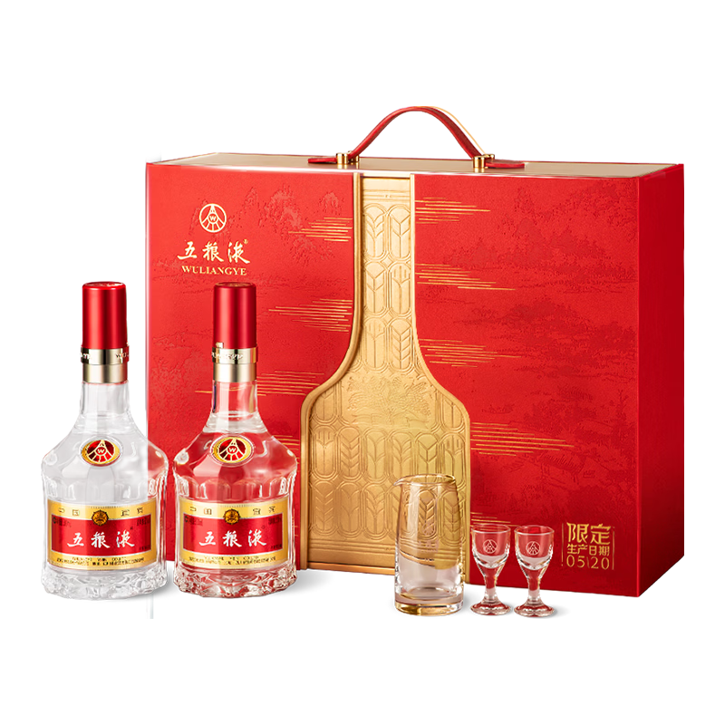 Wuliangye/����Һ ����˴� 52�� Ũ���� 500ml 2ƿ 2180Ԫ