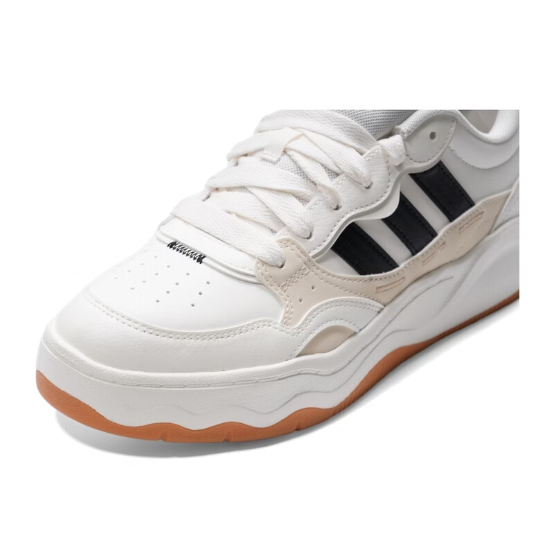 阿迪达斯(adidas)男鞋女鞋 26夏季新款透气轻便时尚休闲鞋缓震舒适运动鞋 阿迪达斯三条纹白色板鞋 42.5 265mm