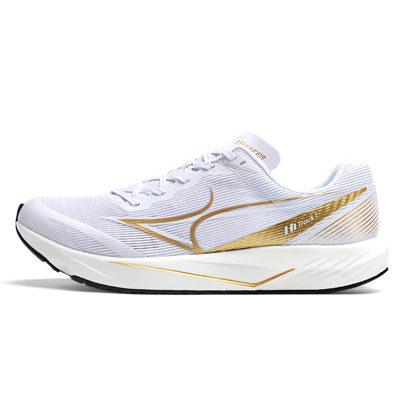 海尔斯（HEALTH）强径26年新款跑鞋男女田径体考体测跳远短跑中长跑训练鞋运动鞋 荣耀金  建议拍大一码 46 (290mm)