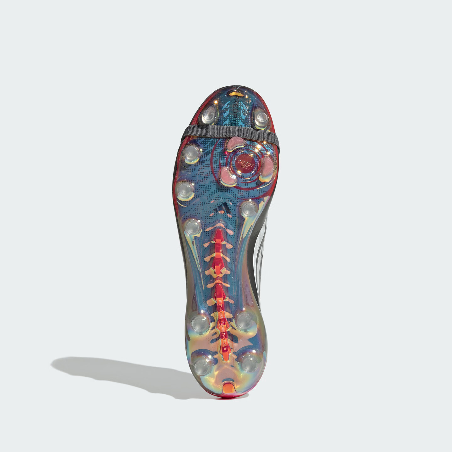 adidas PREDATOR ELITE FT AG人草短钉翻折鞋舌款足球鞋阿迪达斯 亮金属铁灰/白色/亮红(推荐选大半码) 41
