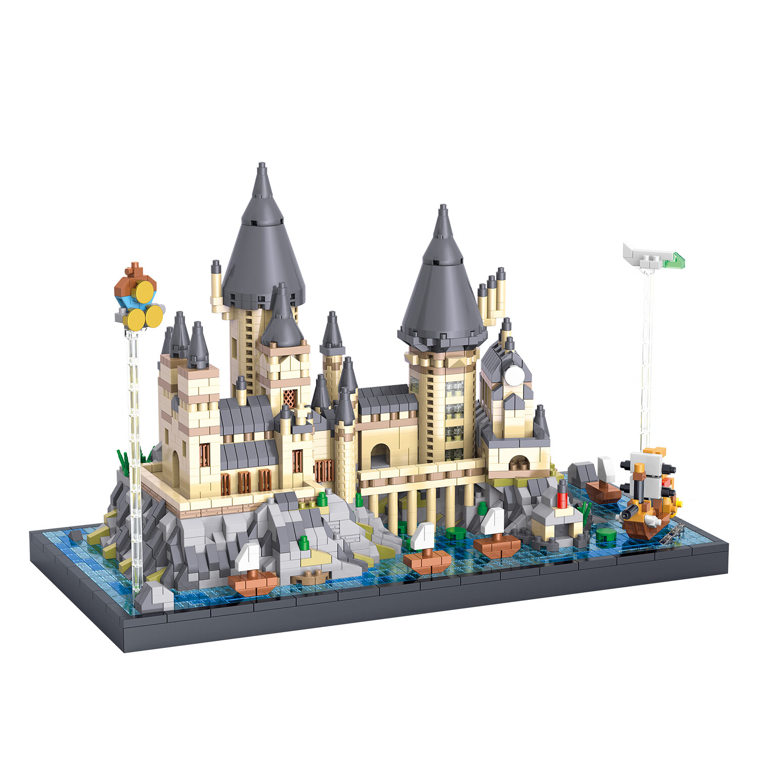 哲高积木拼装魔法世界建筑模型摆件儿童玩具男女生礼物 魔法世界-2744颗粒