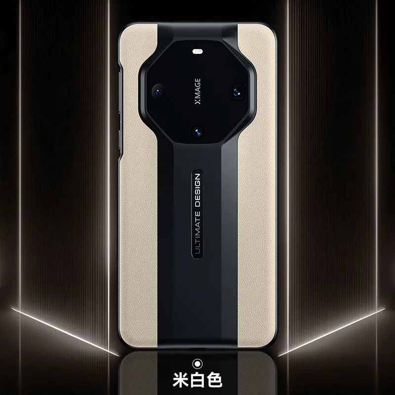 圣德毅 适用华为mate60rs手机壳Mate60rs非凡大师保护套全包防摔60Rs超薄外壳 升级版（白砂灰）配全屏防爆膜 华为mate60rs非凡大师
