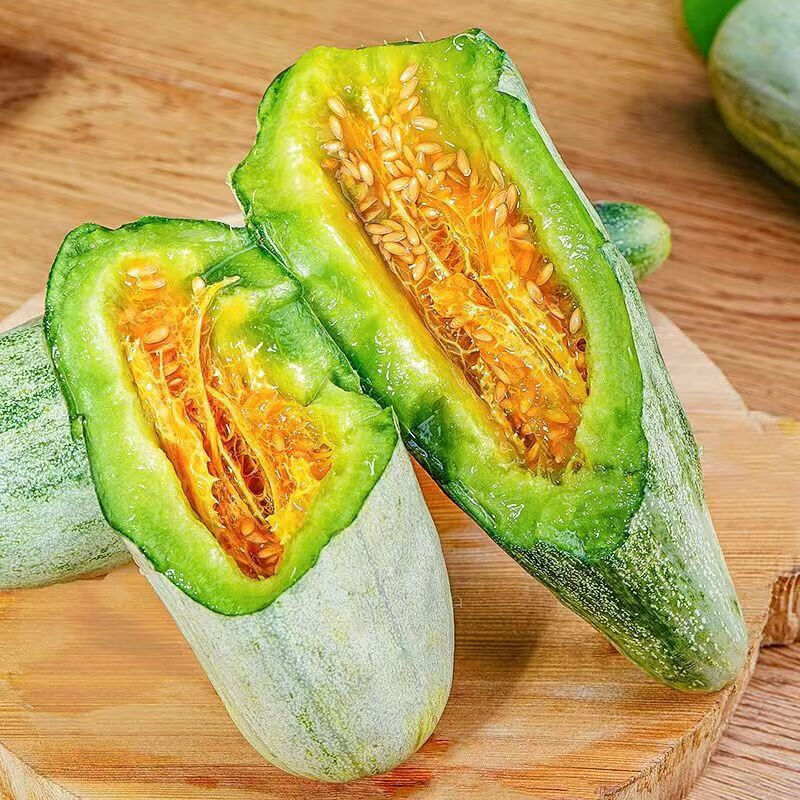 呈鲜果农羊角蜜 山东甜瓜香瓜蜜瓜 当季时令新鲜水果 整箱5斤特级果单果5-6两净重4.5斤