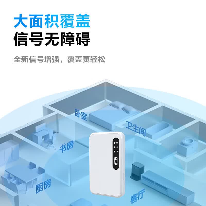 小亿2026新款5Ghz随身wifii6全国流量三网通免插卡充电宝无限无线移动路由器 【至臻版】续航72小时上网充电宝二合一