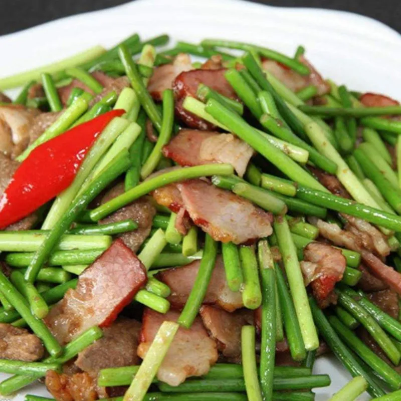 大凉山本地香蒜苔新鲜现摘嫩蒜苔农家自种白帽蒜薹苔露天蒜台蒜苗 9斤