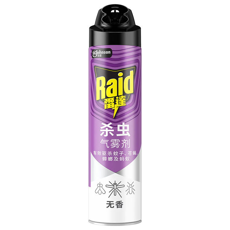创宙 雷达（Raid）基孔肯雅热杀虫剂喷雾灭蚊喷雾600ml（无香型）杀虫剂家用灭蟑螂
