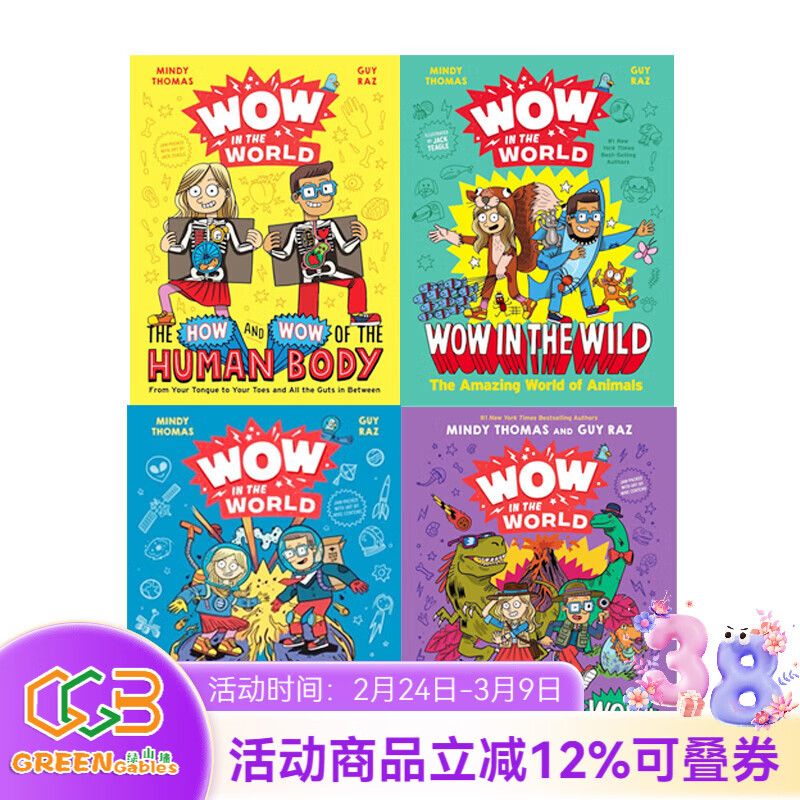 Ԥ�� Ӣ��ԭ�� Wow in the World ����������ϵ�� ��ͯ��ѧ���ն��� ͼ�� Ԥ��Wow in the World����������4�� 256Ԫ