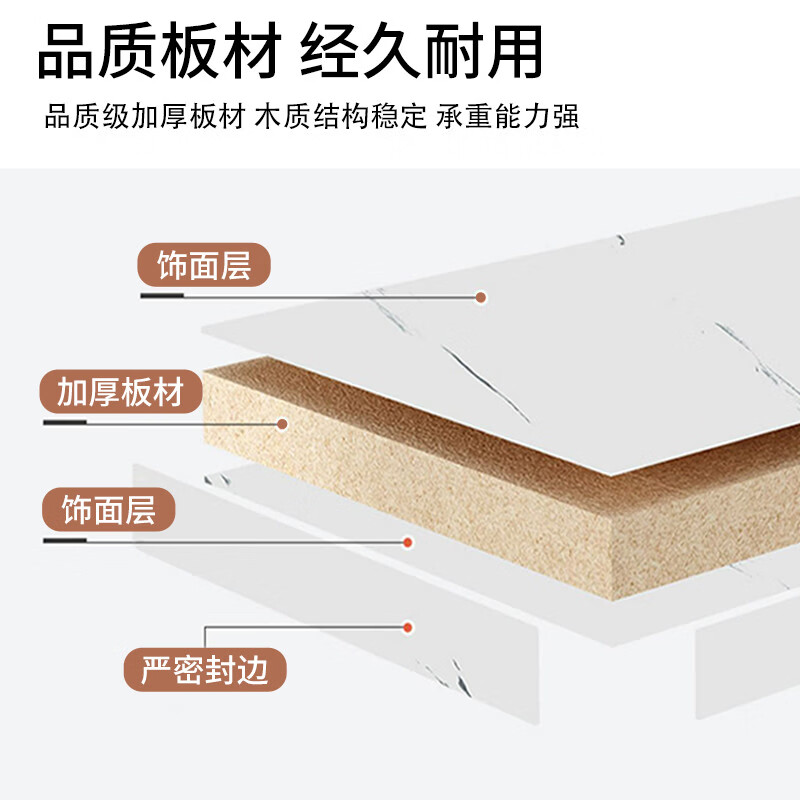 溥畔茶几客厅简约现代办公室沙发高级感小茶桌小户型2025新款 [实木生态板实木腿]莫兰迪灰色120cm