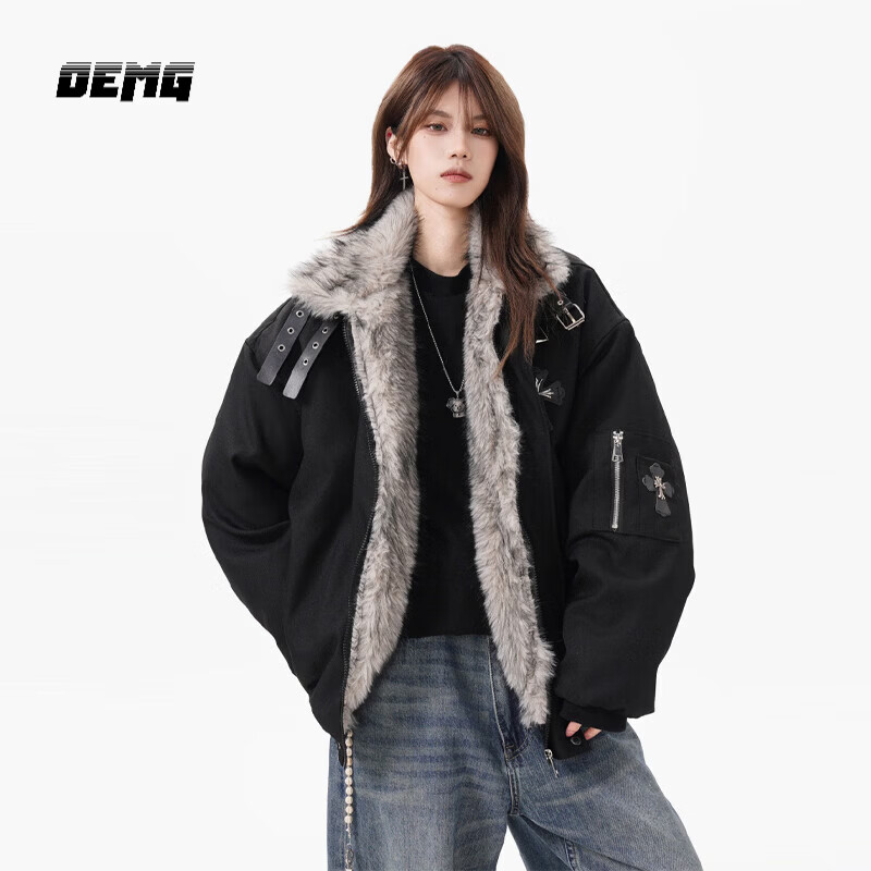 ���ڲ�����OEMG ���ط���Ƹ�ë����ɽ���޷�Ů�ж����Ӻ�ů���������������� ��ɫ ����Ʒ�ʡ� 2XL [����140-165��] 148.65Ԫ