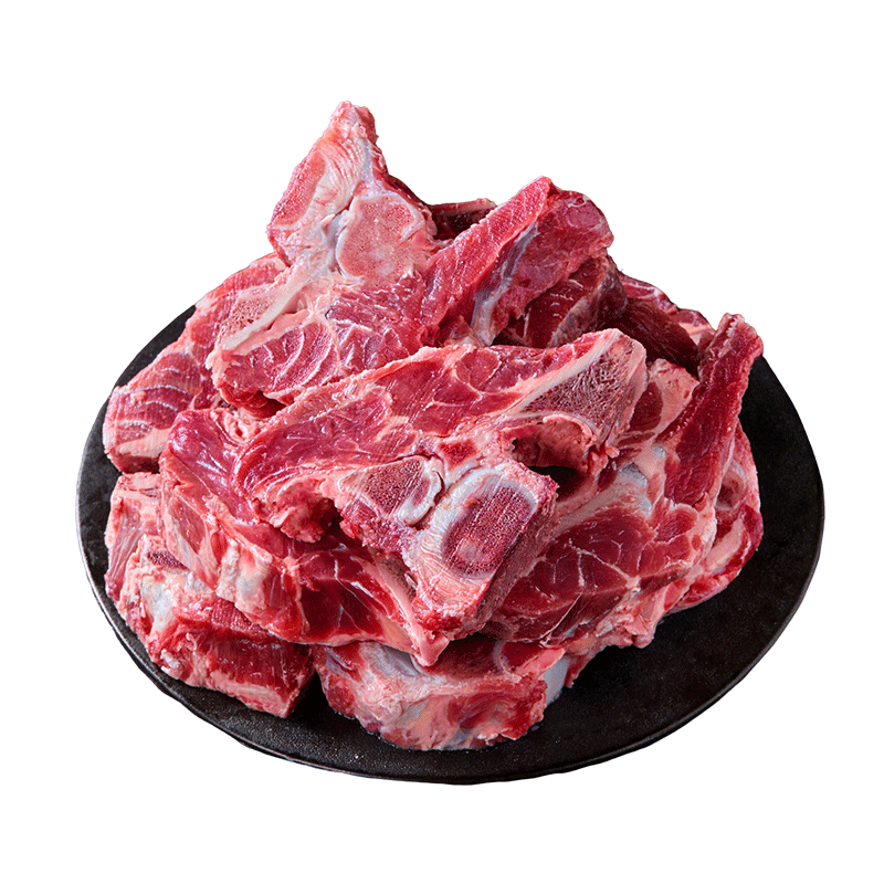 沃典进口原切牛脊骨净重4斤 带肉牛脖骨牛蝎子火锅炖煮食材源头直发