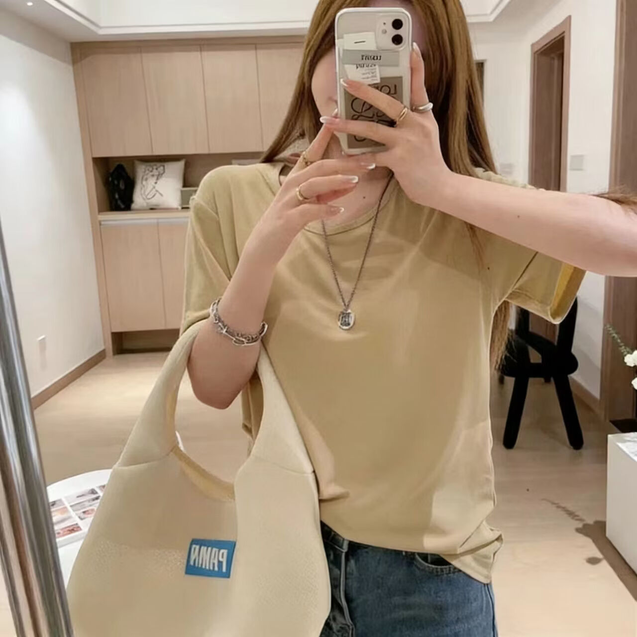 有只绵夏季新款小冰T恤宽松纯色上衣ins潮流圆领T恤短袖女生 黄色 均码 80-135斤 京东折扣/优惠券