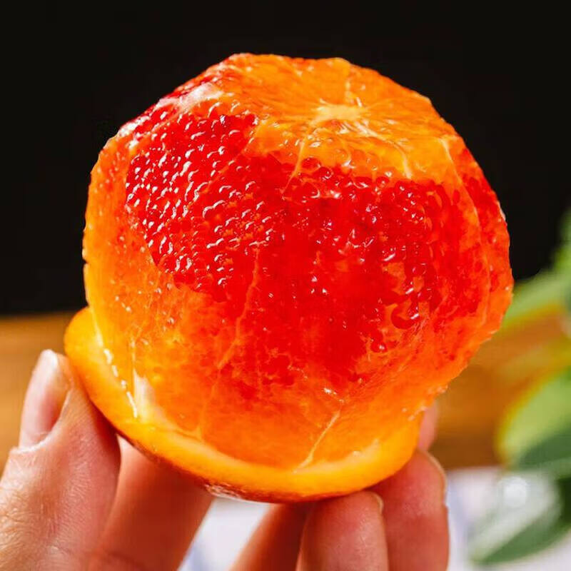 京农超现摘果冻血橙甜橙子当季新鲜孕妇水果红橙子塔罗科血橙橘桔子整箱 精品装5斤净重4.5斤【大果65-70mm】
