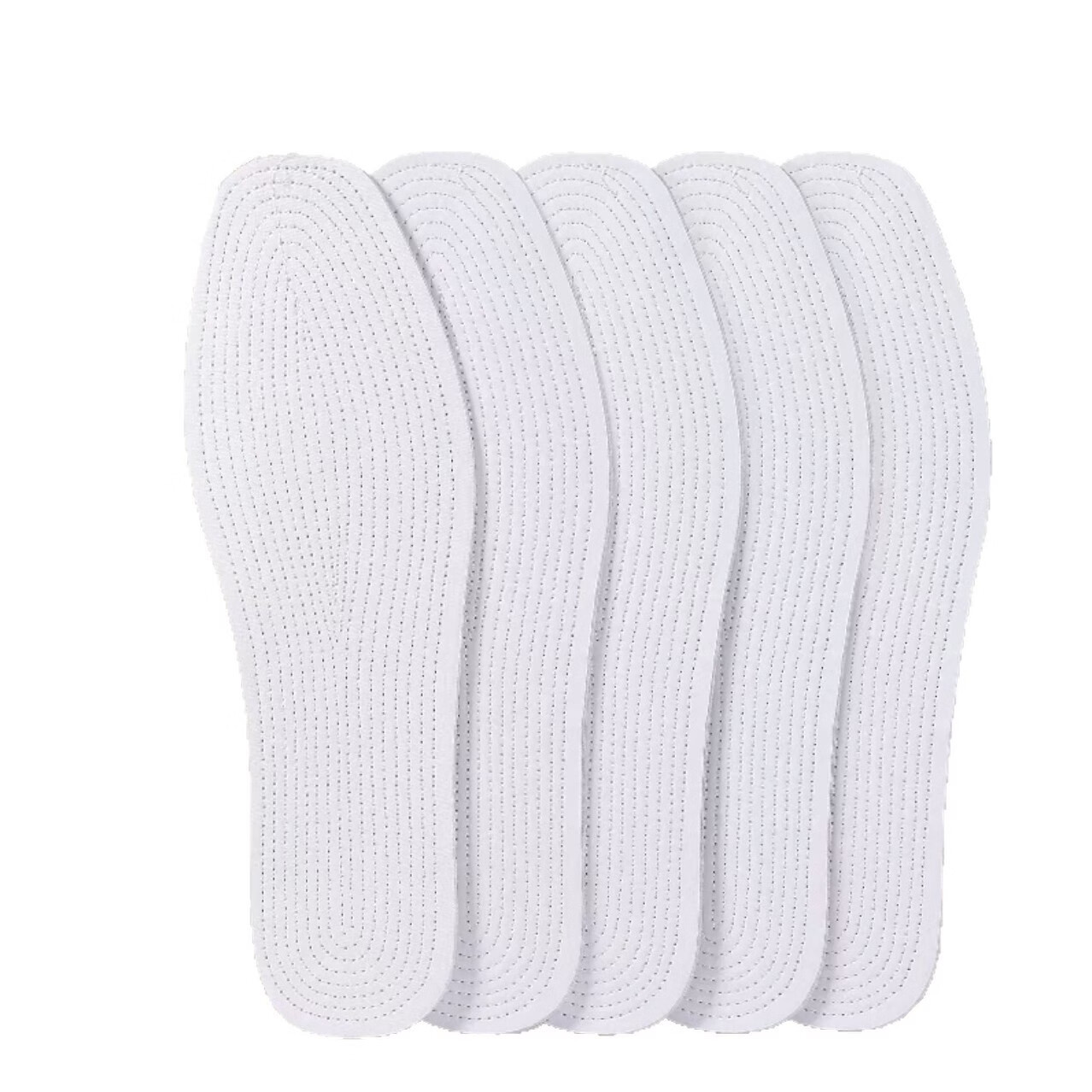 足迹优品千层布纯棉防臭鞋垫男女吸汗透气四季养足运动可裁剪可水洗排汗 千层布【10双】 45
