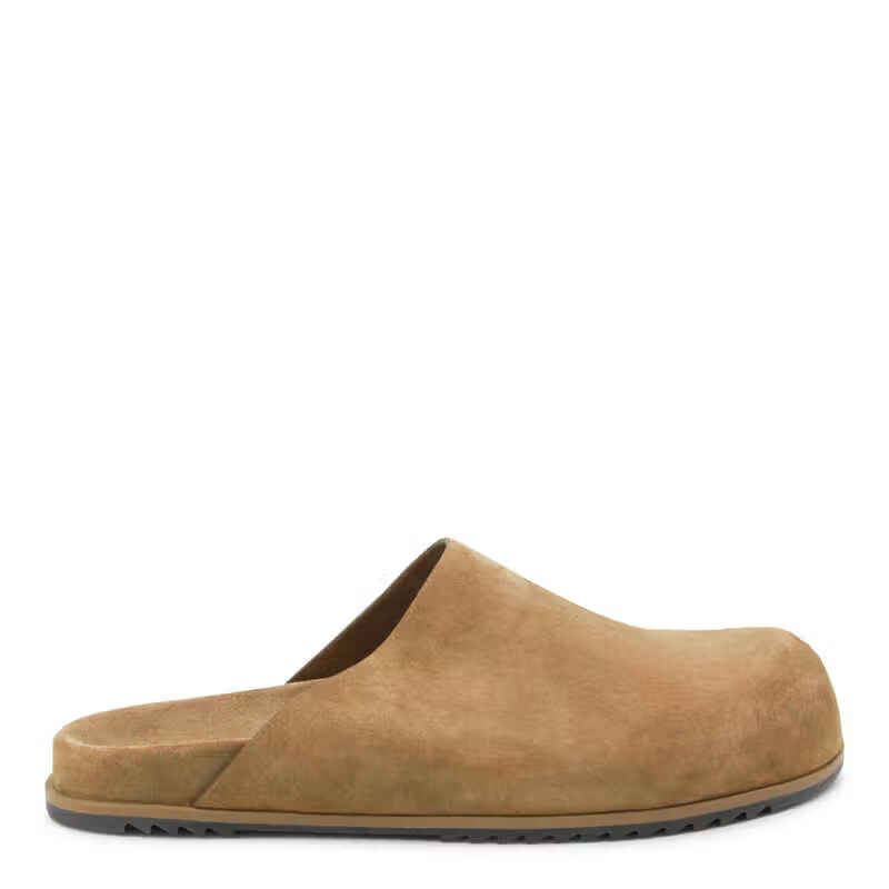 瑞克·欧文斯（RICK OWENS） SS26 轻奢 男士 棕色皮质凉鞋 Brown 20 | 44 IT