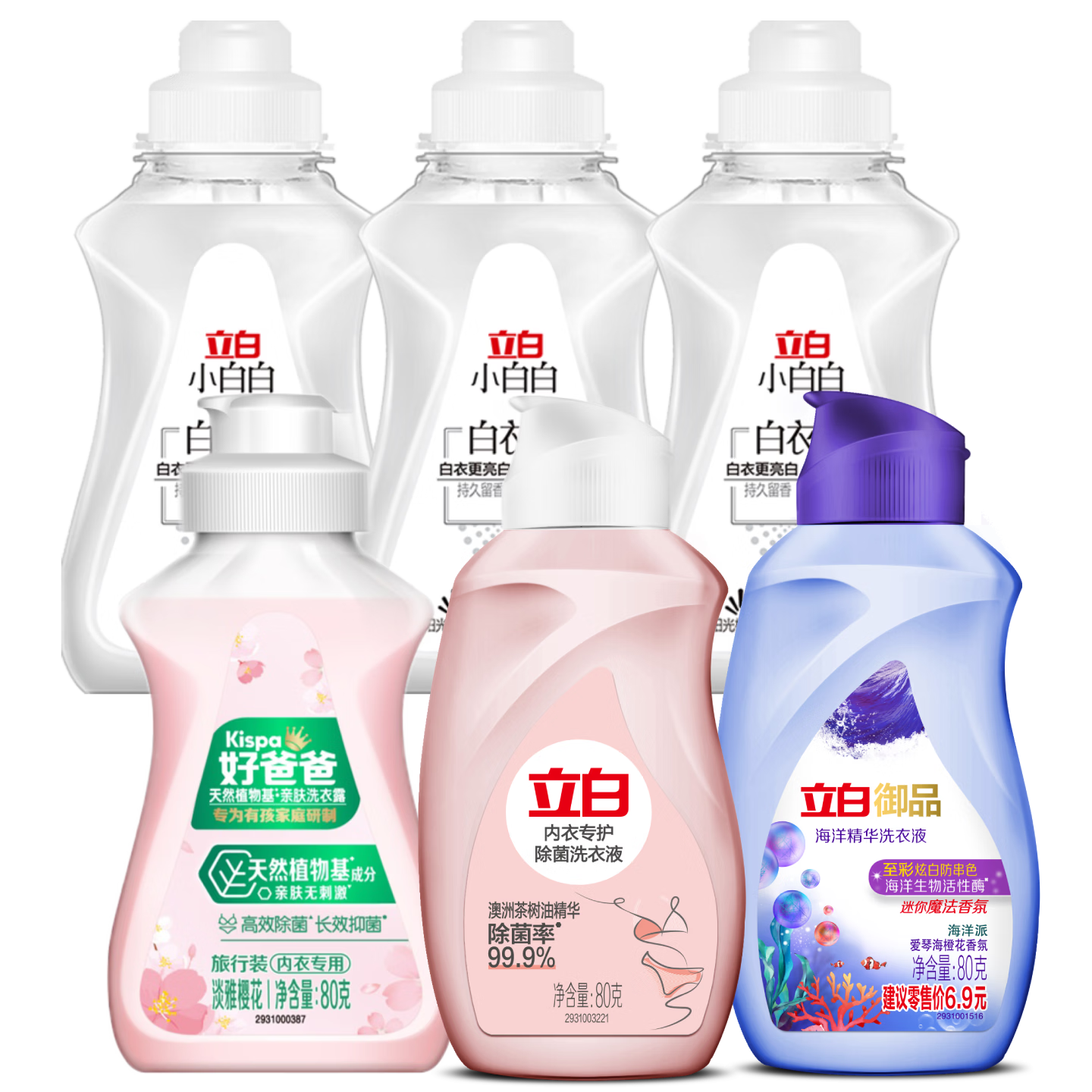 ���� ���������ڿ�ϴ��Һ 80g*6ƿ Ůʿר���־��־����� 9.9Ԫ