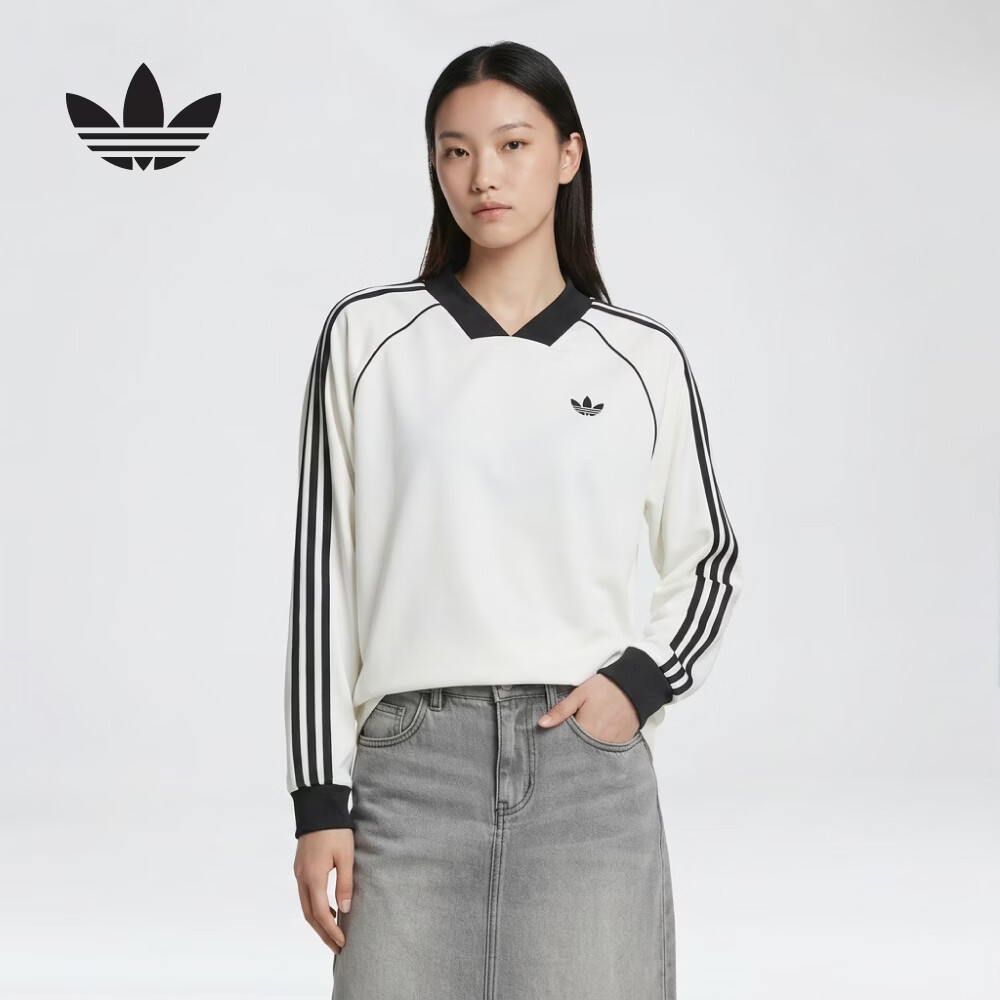 ���ϴ�˹��adidas����Ҷ��ϵ�� Ů 3S JAQUARD LS �������� KG3711 ��ɫ L 309Ԫ