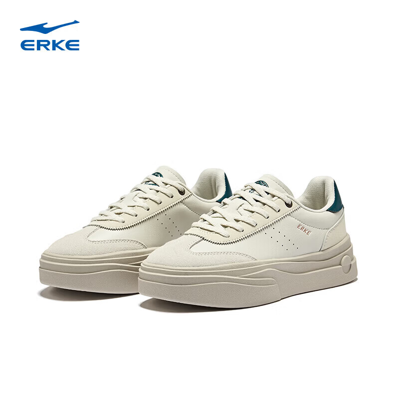 鸿星尔克厚底女款小白鞋仅需69元