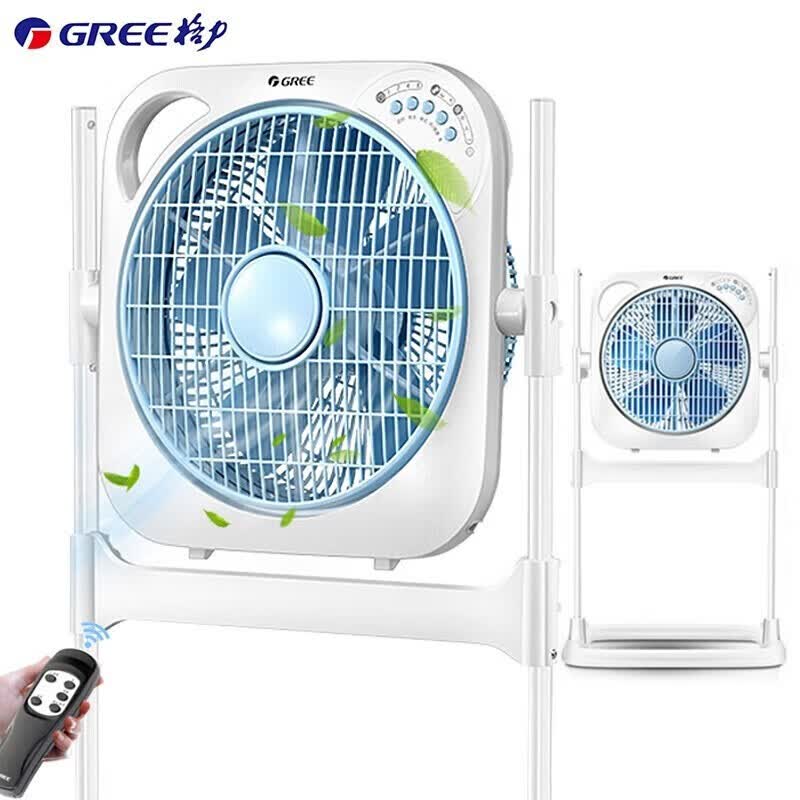 格力（GREE）电风扇升降转页扇家用落地扇宿舍风扇办公室卧室风扇定时节能遥控台立式鸿运风扇学生风扇落地风扇 KYS-3001B 遥控款-3档风速