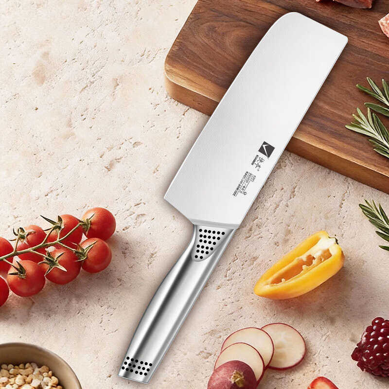 快本（KUAIBEN）菜刀家用斩切刀厨师切菜切片刀前切后斩两用刀厨房切肉刀阳江刀具 斩切刀【能切能斩/一刀多用】