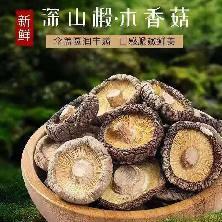 华贵(NATRICH)蔬菜 京东买菜 油香菇 湖北特产 油香菇50克*2袋