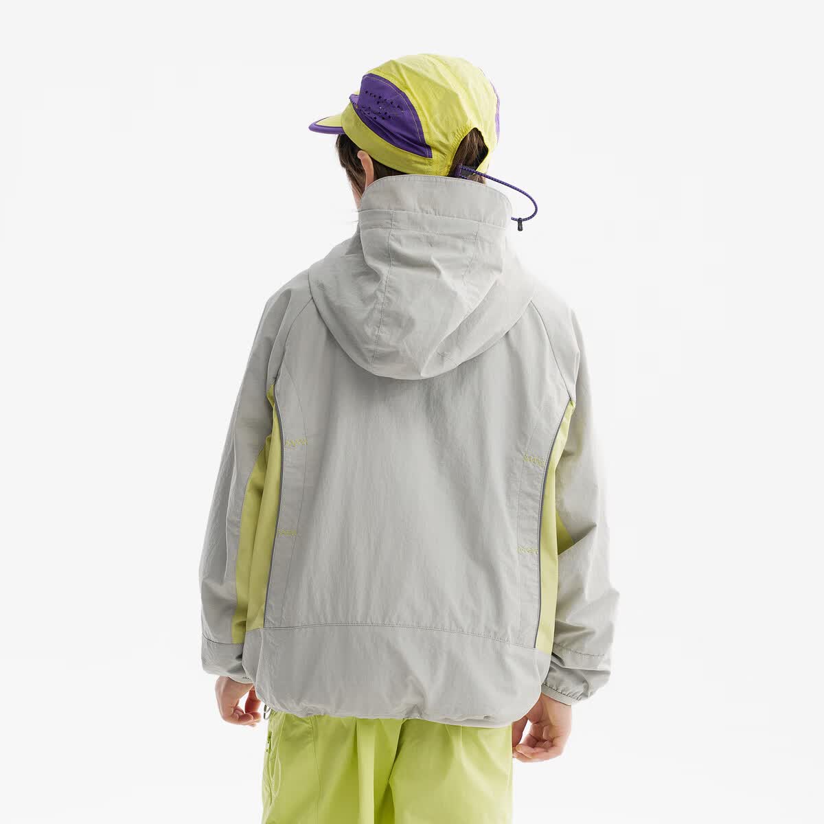 MQD 男童骑行反光夹克外套 星际灰