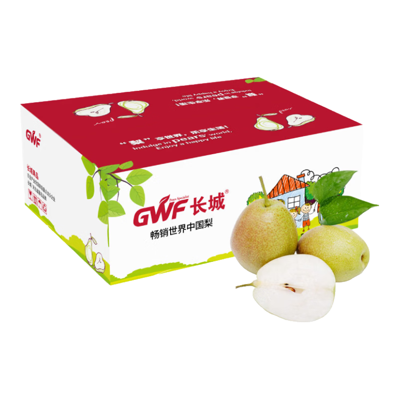 京鲜生 红香酥梨 净重10斤 单果100g+ 生鲜水果